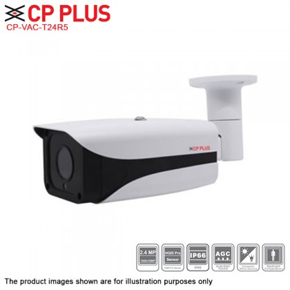 CP Plus CP-VAC-T24R5 2.4MP Full HD 8mm 50m Outdoor IR Array Bullet AHD TVI CVI CVBS CCTV Camera